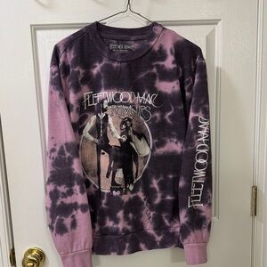 Vintage Band Graphic Tie-Dye Hoodie